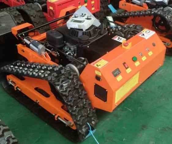Remote control mower for tough terrain and large properties
