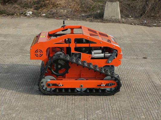 Remote controlled lawn mower from Rebel Mowers