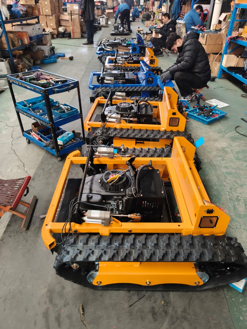 Melbourne mid January Container - Crusader Tank 800mm 22 Hp Remote Control Lawn Mower