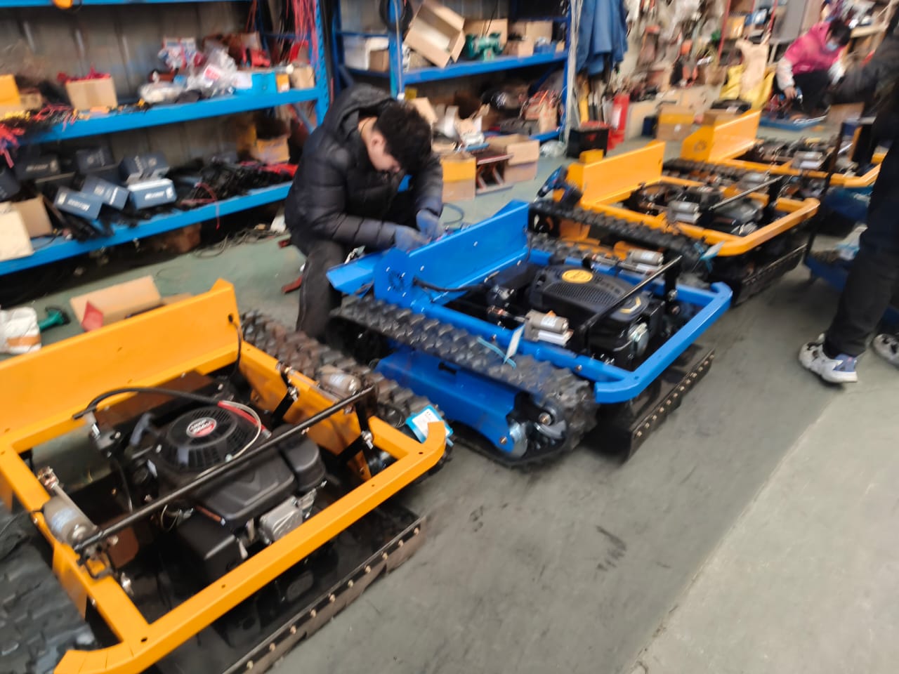 Melbourne mid January Container - Crusader Tank 800mm 22 Hp Remote Control Lawn Mower