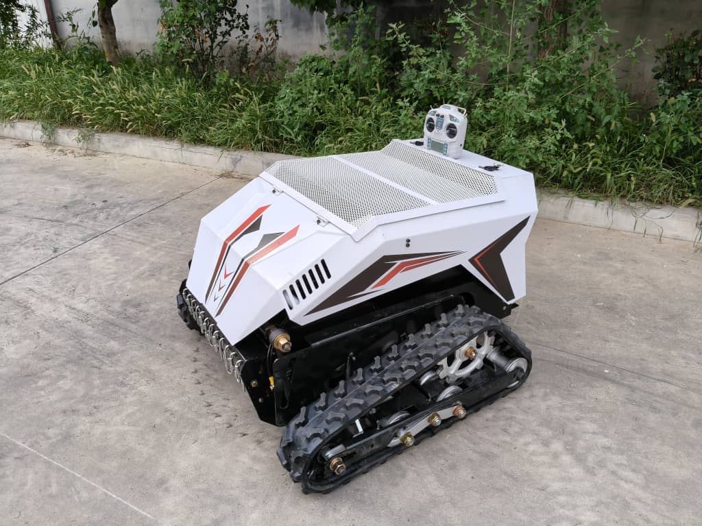 Rhino fully armored remote control lawn mower