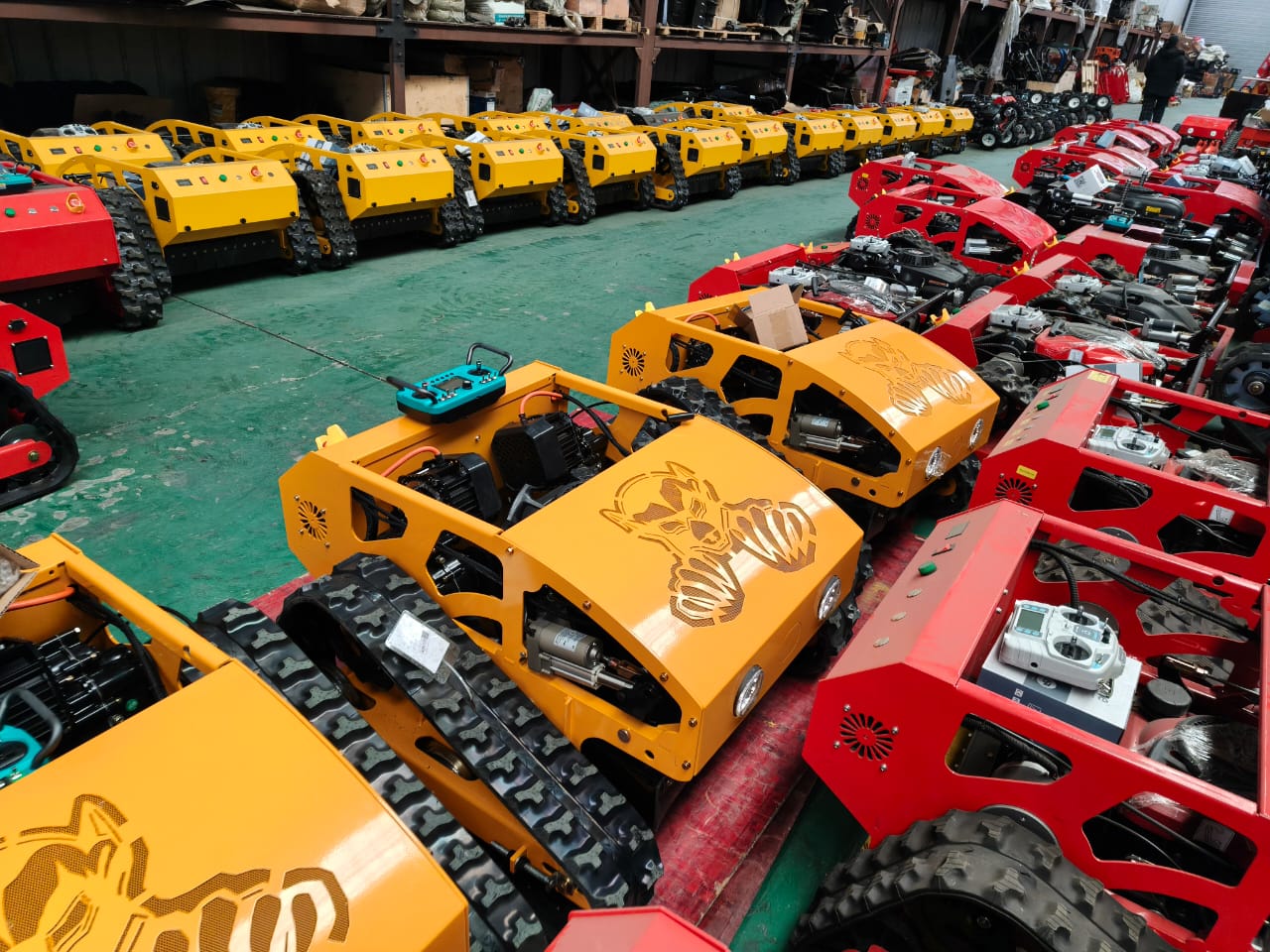 Look at the size of those drive motors! rebelmowers.com.au