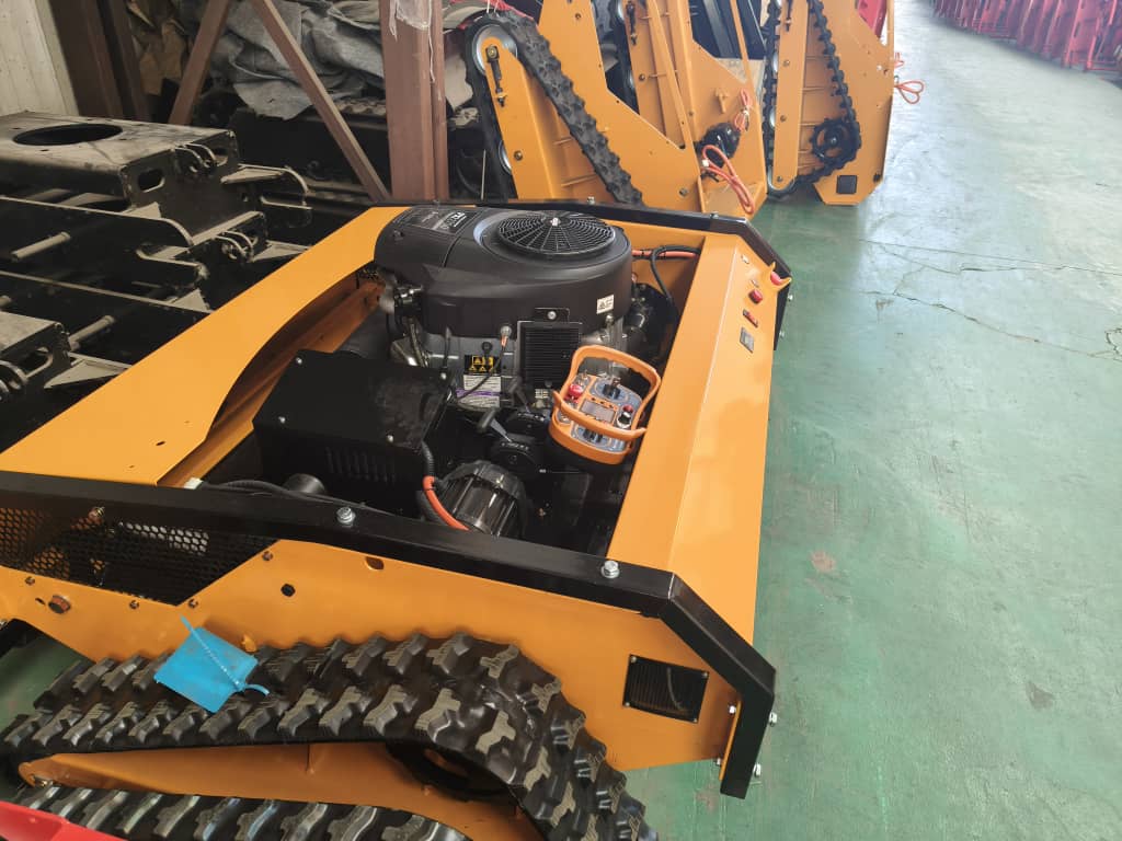 Vee Twin 27Hp Briggs and Stratton Pitbull Plus remote control mower from rebelmowers.com.au