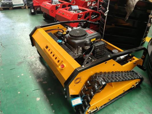 Pitbull Plus remote controlled lawn mower 1100mm super wide cut. Climbs up to 45 degrees, Engines 16 Hp up to 28Hp available www.rebelmowers.com.au #extrememowing #rebelmowers #mowingbusiness