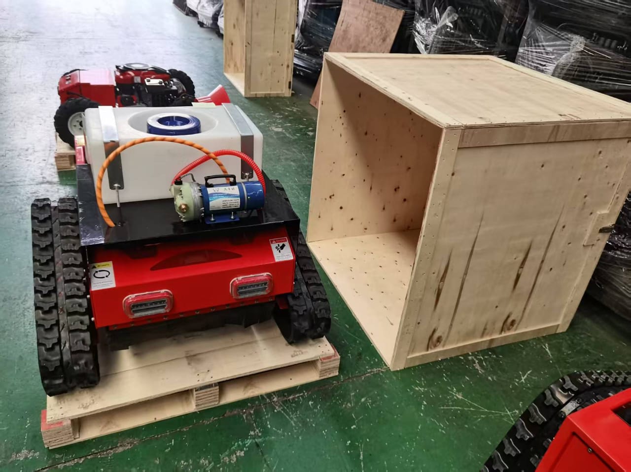 Honey Badger with remote control  garden spray unit