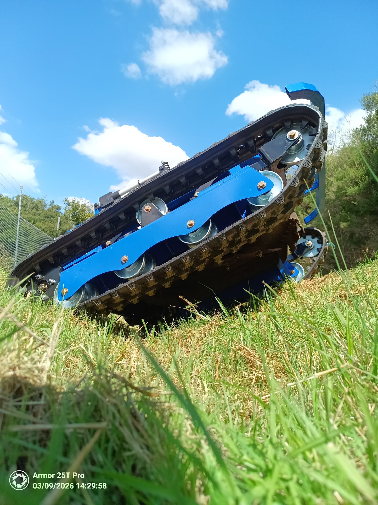 All terrain remote control mower Rebel Mowers Tank800 remote controlled mower doing some drain clearing. Climb up to 50 degree slopes and mow safely.
www.rebelmowers.com.au