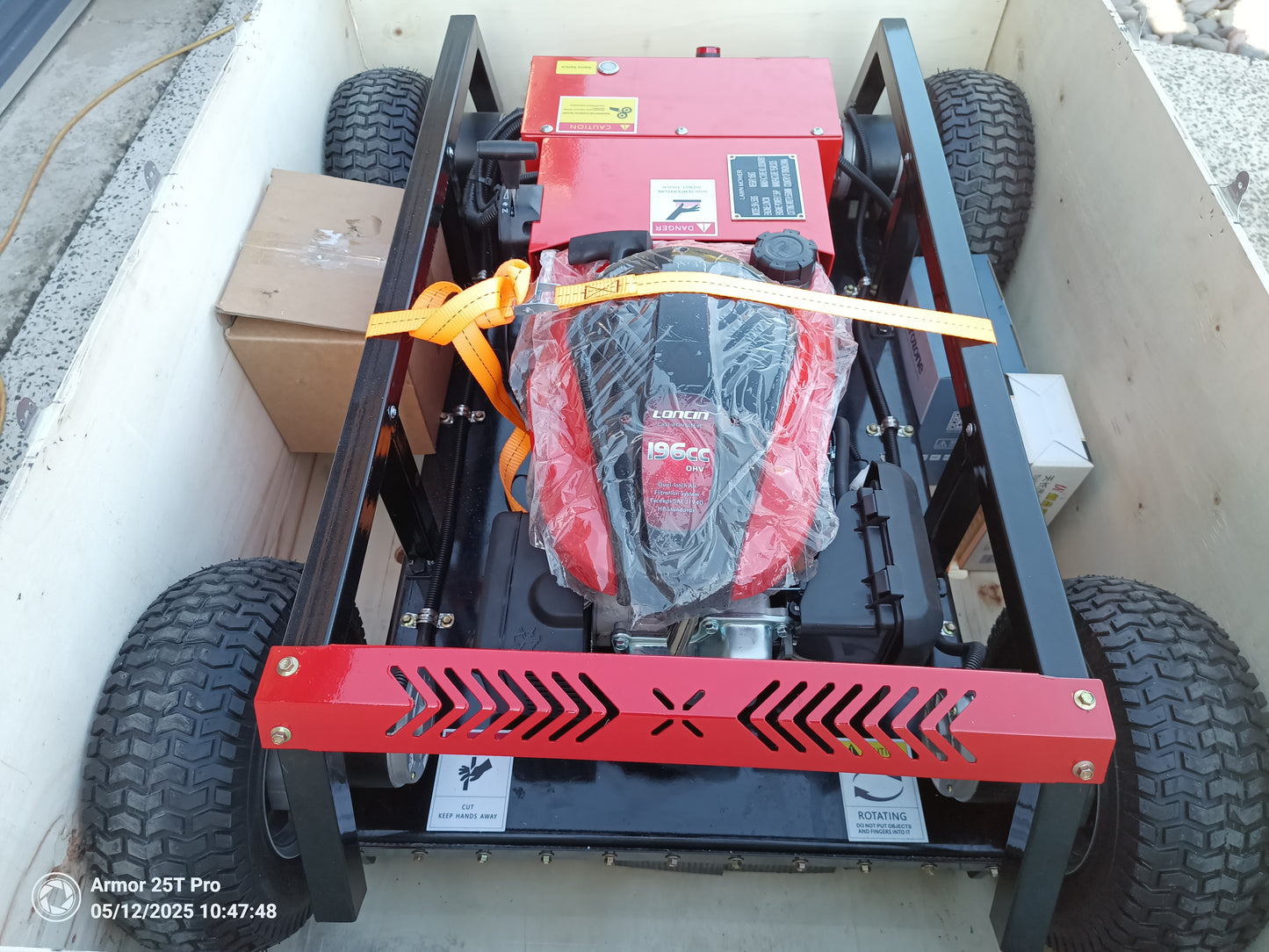 First look Cyclone remote control lawn mower from rebelmowers.com.au