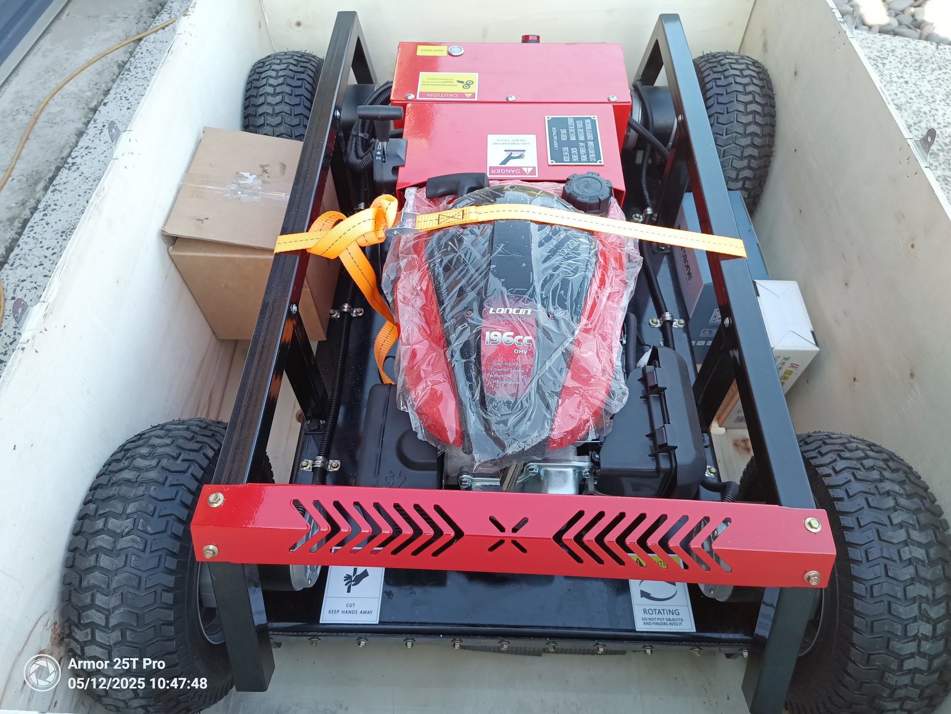 First look Cyclone remote control lawn mower from rebelmowers.com.au