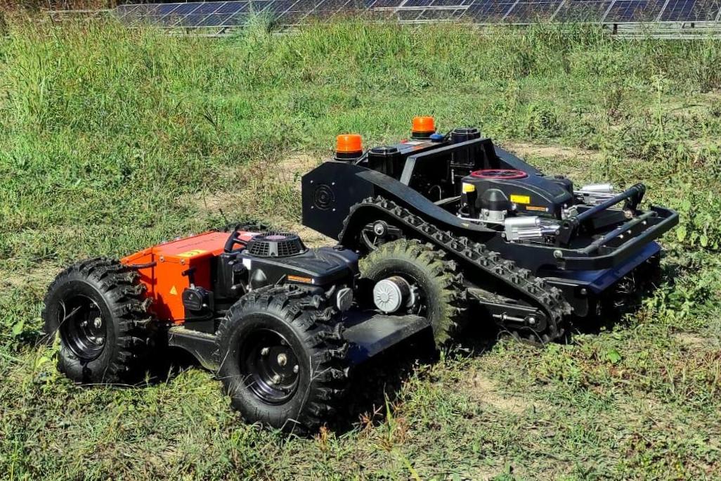 4WD and Tracked 550mm RC Mowers