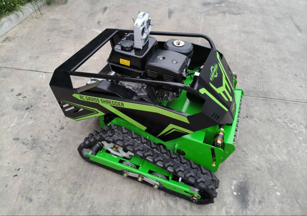 Rhino GT Sport remote control lawn mower side view
