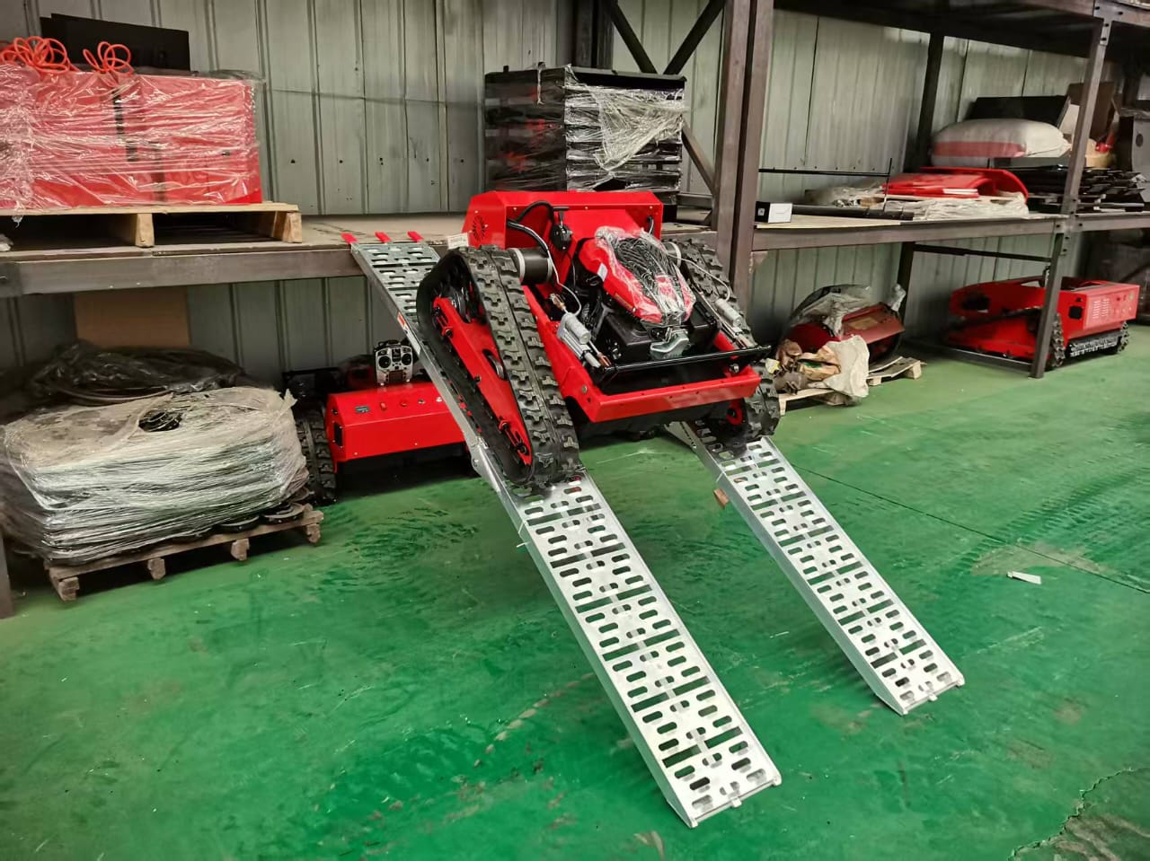 The Typhoon remote control mower can climb. www.rebelmowers.com.au
